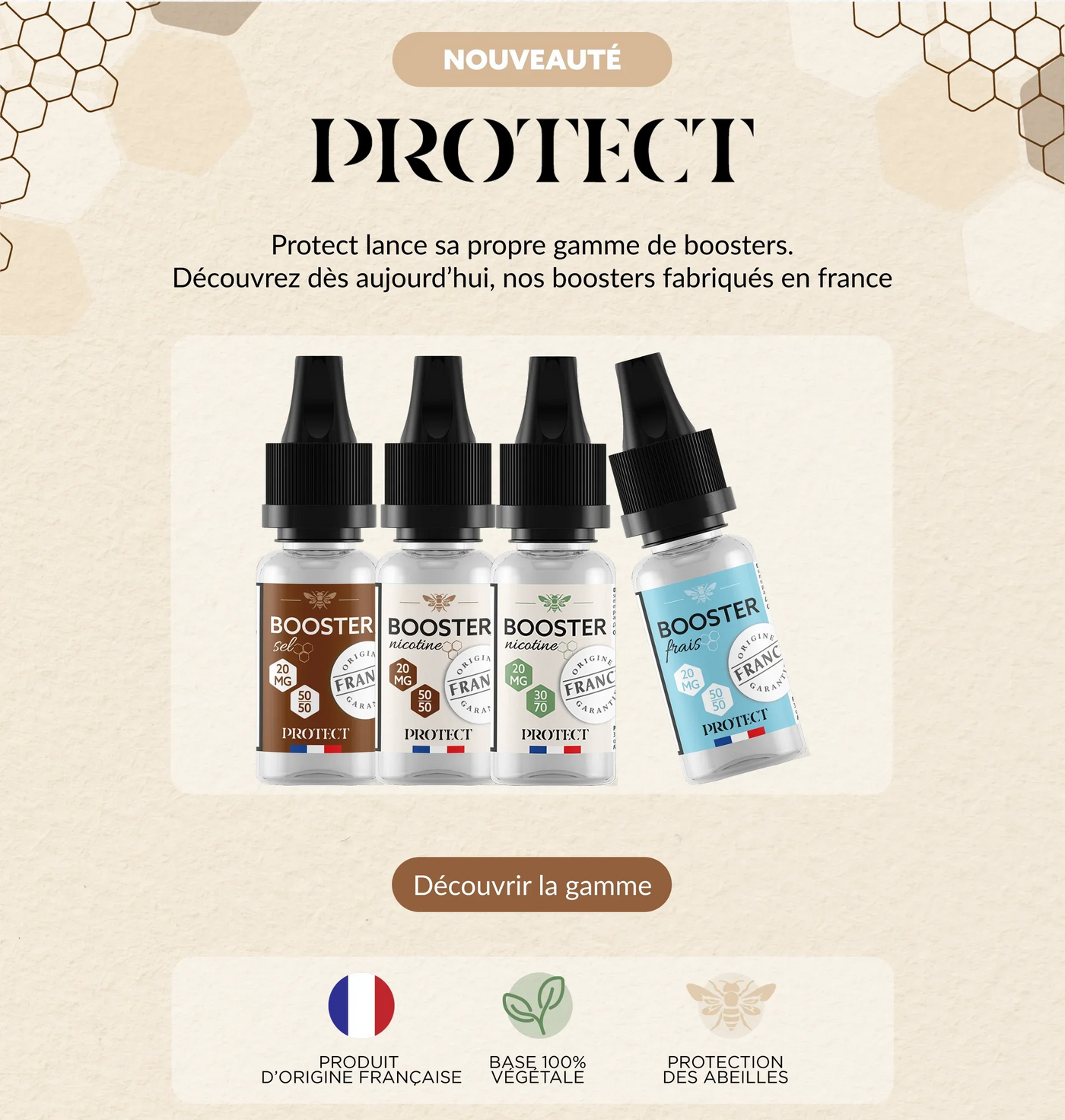 Protect E-liquides franais, engags pour les abeilles Protect E-liquides franais, engags pour les abeilles